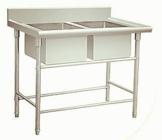 All stainless steel kitchen table sink-KBTDB11060
