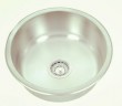 Topmount single round bowl-KBTS510